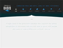 Tablet Screenshot of fragileoasis.org